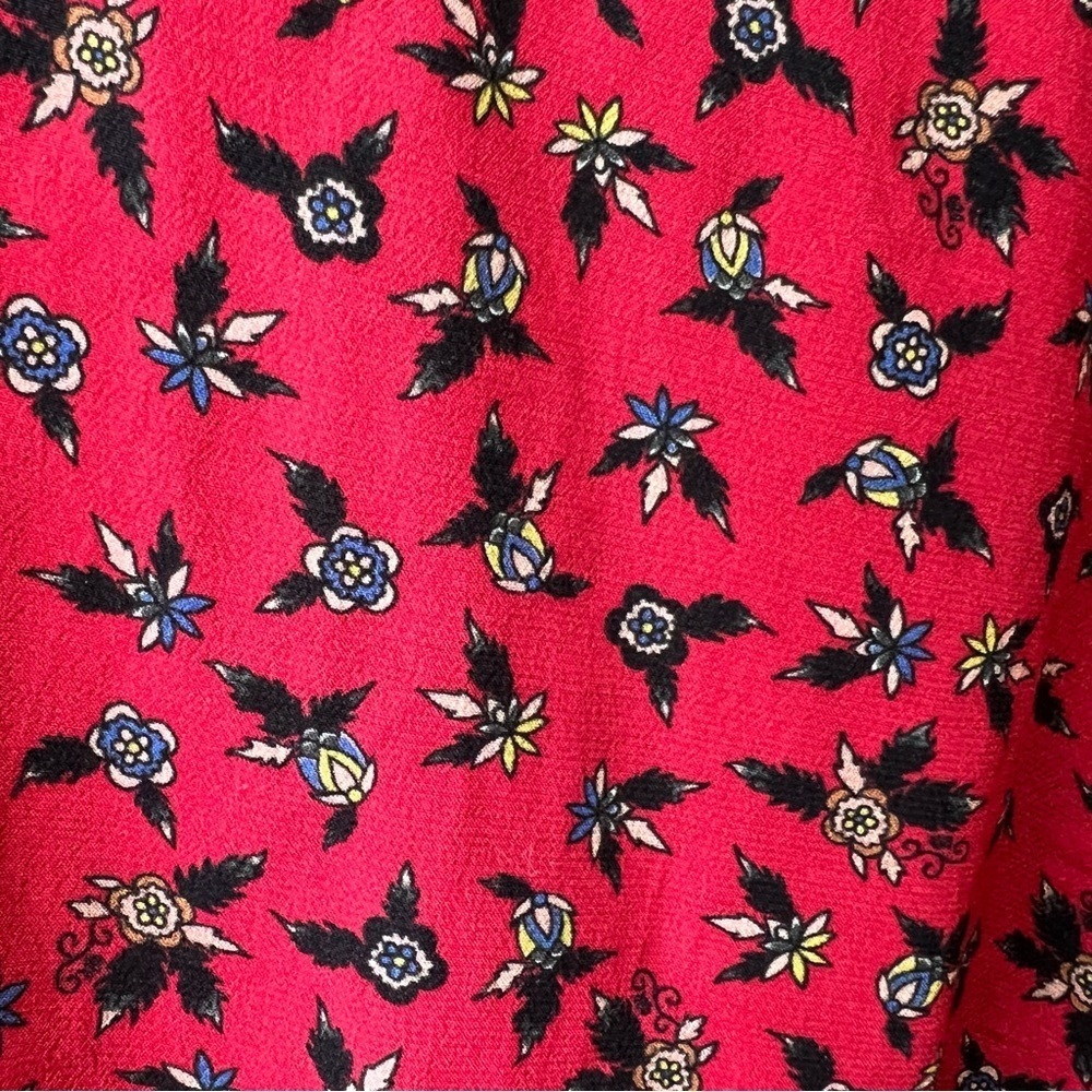 Zadig & Voltaire Tamis Liberty Floral-print Button-down Shirt Size Large - Picture 10 of 14